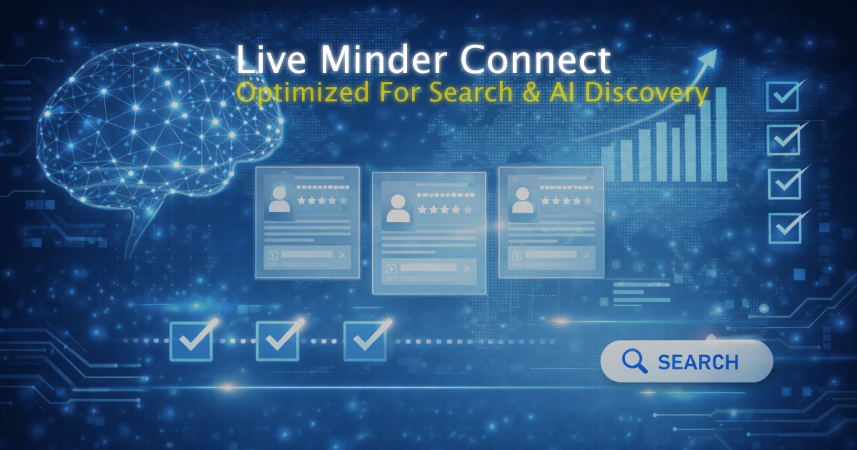 Live Minder Connect SEO and AI optimization
